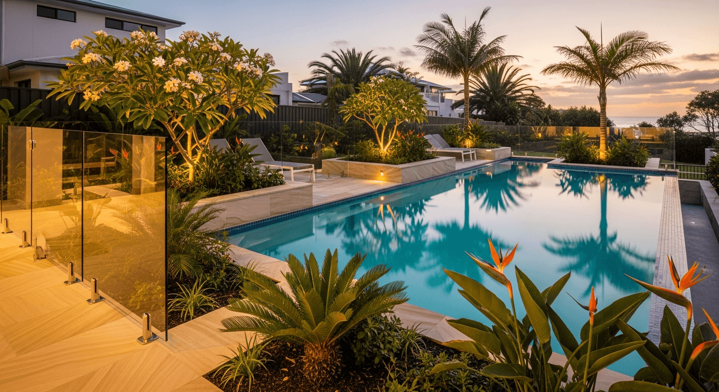 Pool Landscaping Gold Coast: Cost, Council Setbacks & Design Guide